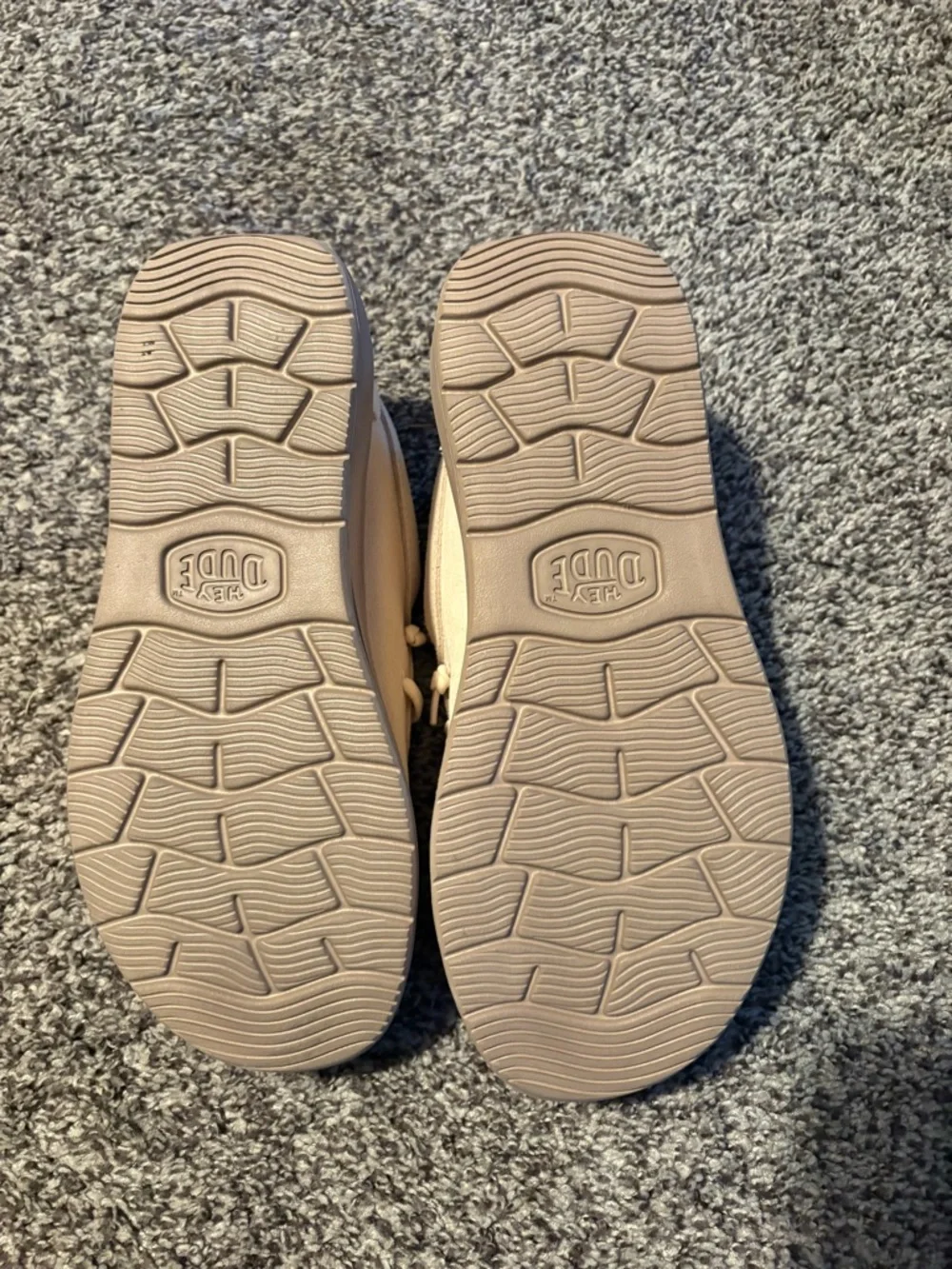 Hey Dude Women's Lightweight Slip-On Sneakers in Light Beige - Picture 3 of 3